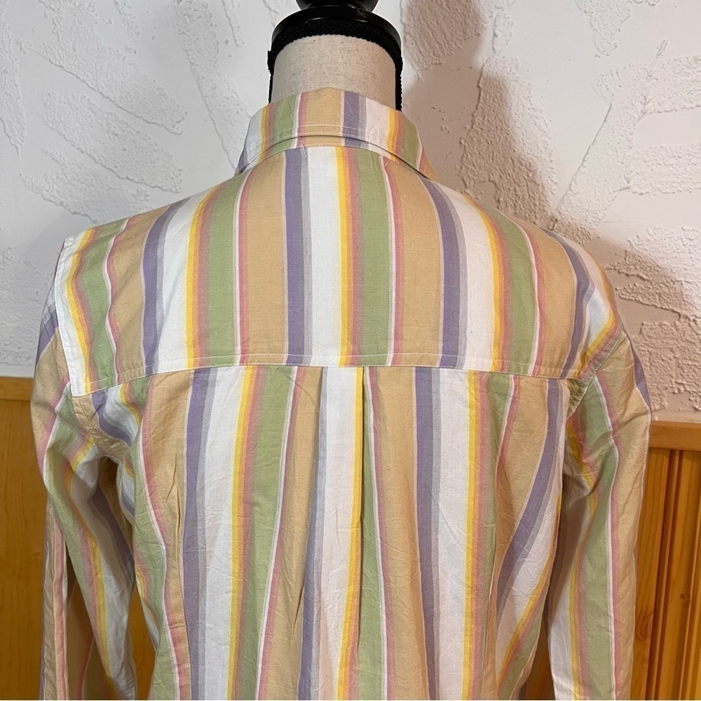 Roller Rabbit Striped Button Down Shirt Dress/Nig… - image 6